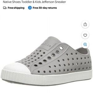 Native KIDS Jefferson Gray Sneakers